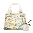 thumbnail image 1 of Xplorer Maps Texas State Map Pouch Tote with Handles - Grocery Shopping Bag - Reusable & Eco-friendly - Foldable Nylon - Heavy Duty Fits in Pocket - 18x25, 1 of 1