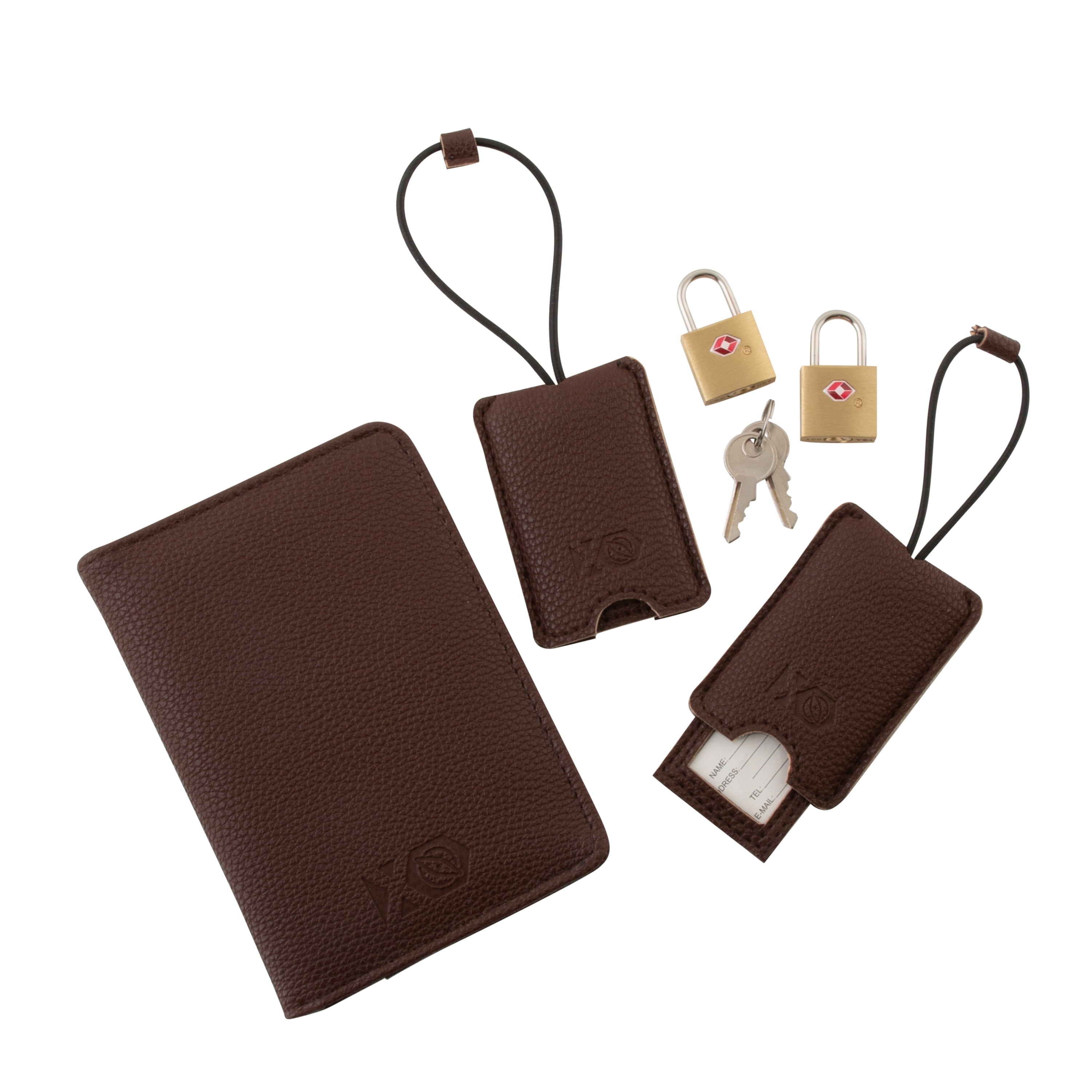 Xplorer by G-Force Deluxe Mens Travel Set in Brown, 1 Per Pack