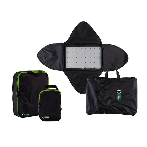 Xplorer by Gforce 3 Piece Nylon Waterproof Starter Packing Set in Black