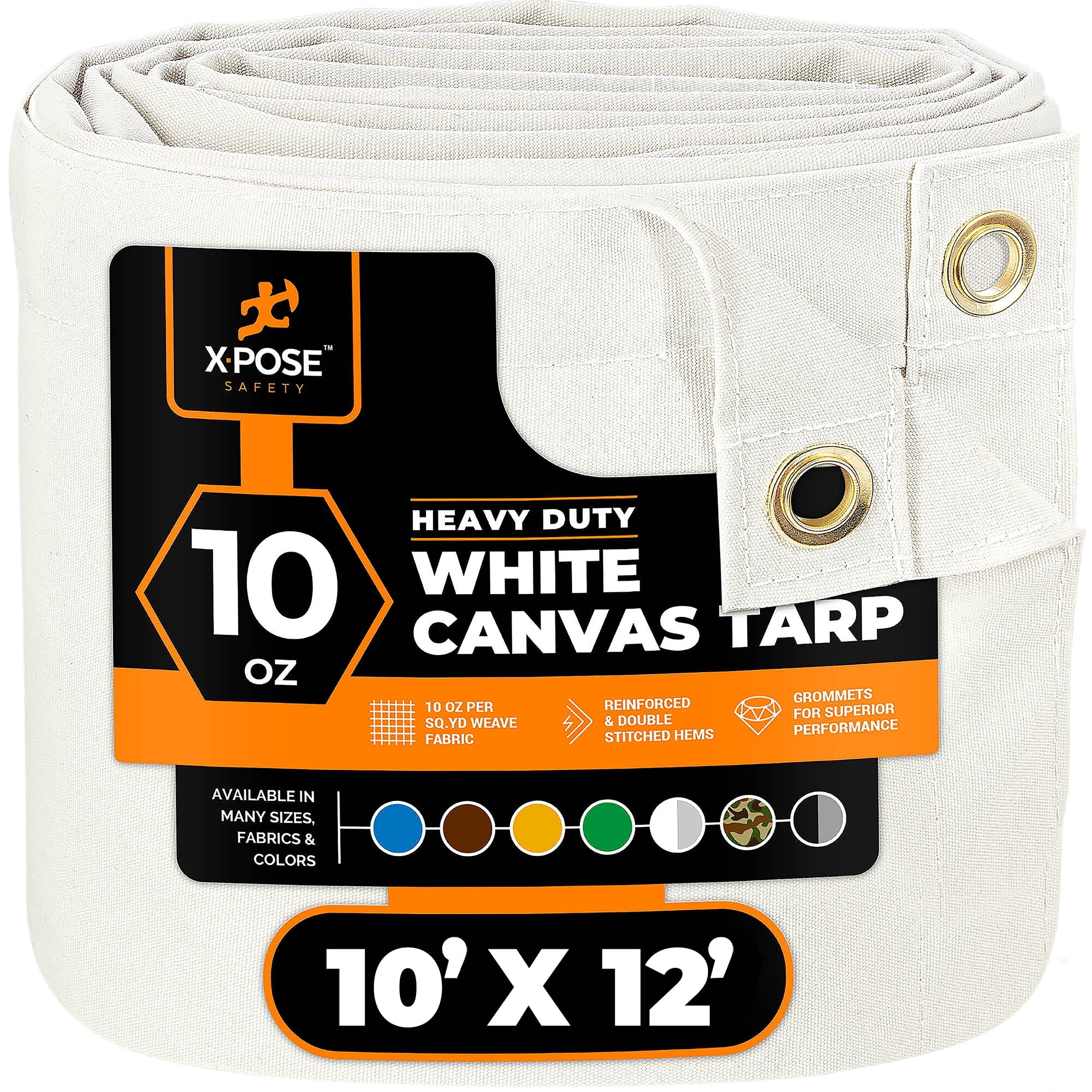 Polypropylene/Nylon Braided Utility Rope - 1/4" Diameter, 50 Feet Brown, For Tie-Downs, Crafts, Camping, Marine