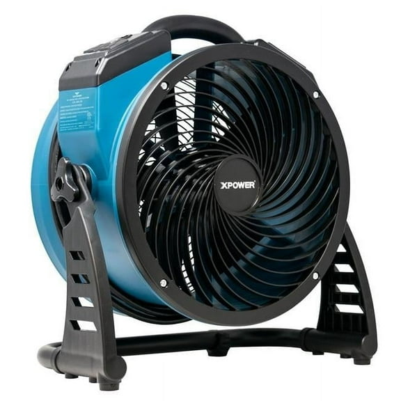 Xpower 13 in. Brushless DC Motor Air Circulator Utility Fan with Power Outlets