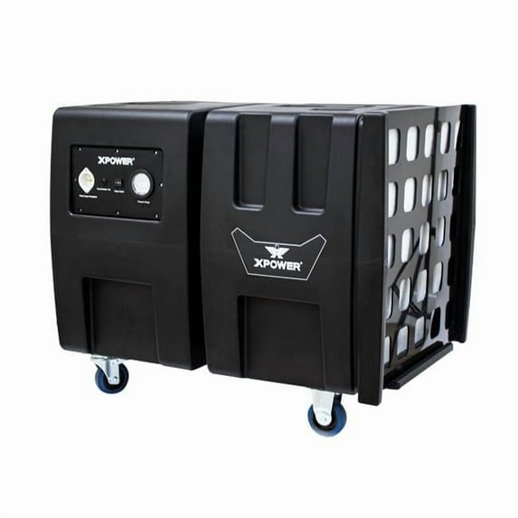 Xpower Portable HEPA Air Scrubber & Filter for Airborne Pollutants, Multicolor