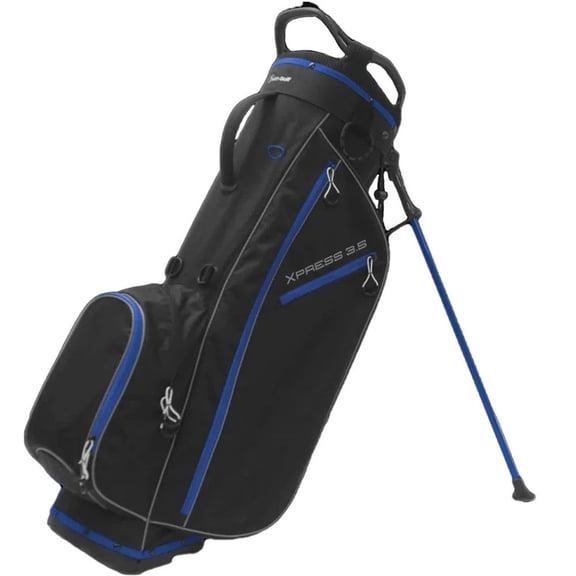 Accelerated Golf Xpress 3.5 Black Royal Stand Golf Bag