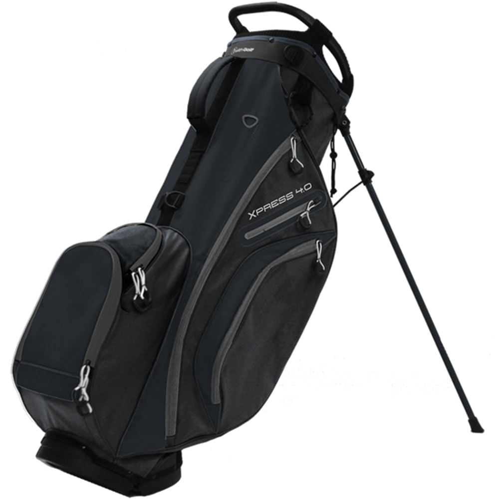 Accelerated Golf Xpress 4.0 Black Charcoal Stand Golf Bag