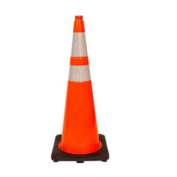 Xpress SAFETY 28CONESAFEORG1 Traffic Cone: Polyvinylchloride, 28" OAH, Orange