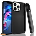 thumbnail image 1 of Xpression Case for Apple iPhone 13 Pro (6.1") Thin Transparent Silicone Soft Skin Flexible TPU Gel Rubber Candy Gummy Protective Hybrid Phone Cover [Black], 1 of 9