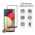 thumbnail image 1 of Xpression Case for OnePlus Nord N20 5G Tempered Glass Full Coverage Edge to Edge Cover Protection 9H Rounded Glass Screen Protector Phone Cover [Clear Black], 1 of 9