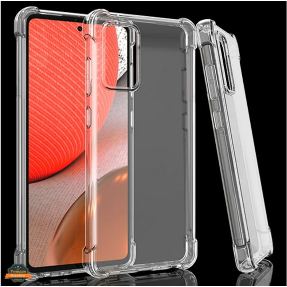 Xpression Case for Samsung Galaxy A32 5G HD Crystal Clear Ultra Hybrid PC+TPU [Four-Corner Protective] Rubber Shockproof Gel Bumper Transparent Phone Cover