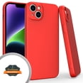 thumbnail image 1 of Xpression Cover for Apple iPhone 14 Plus 6.7" Slim Fit Hybrid Silicone Soft Gel Rubber TPU Full Body Protection Shockproof Protective Phone Case - Red, 1 of 8
