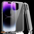 thumbnail image 1 of Xpression Cover for Apple iPhone 14 Pro (6.1") Thin Transparent Silicone Soft Skin Flexible TPU Gel Rubber Candy Gummy Protective Hybrid Phone Case - Clear, 1 of 9