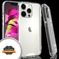 thumbnail image 1 of Xpression Cover for Apple iPhone 15 Plus (6.7") Frame Shockproof Hybrid Rubber Silicone Gummy TPU Clear Hard PC Back Protective Phone Case - Transparent, 1 of 9