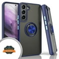 thumbnail image 1 of Xpression Cover for Samsung Galaxy A25 5G Finger Ring Stand Holder Kickstand Hybrid Frosted Matte TPU Hard PC Frame Shock-Absorption Phone Case - Blue, 1 of 8