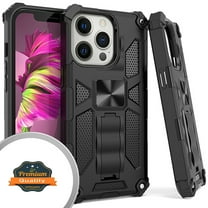 Xpression Cover for Google Pixel 7A Invisible Kickstand Stand Dual Layer Hybrid Military Grade Shockproof Heavy Duty Hard PC   TPU Phone Case - Black