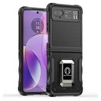 Xpression Mobile Shockproof Rugged Cell Phone Case for Motorola Razr 2023, Black