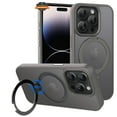 thumbnail image 1 of Xpression Phone Case For Apple iPhone 17 AIR Translucent Matte Finish, MagSafe Compatible, Built-in Ring Stand, Shockproof Protective Back Cover, Gray, 1 of 8