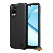 Xpression Phone Case For Cloud Mobile Stratus C8 Dual Layer Slim & Tough Hybrid Shockproof Heavy Duty Rubber TPU Matte with Textured Rugged Shell Protection Cover, Black