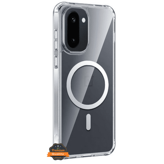 Xpression Phone Case For OnePlus 15R / ACE 6 Hybrid Clear Case Magnetic Back Shockproof Protective Transparent Back, Slim Fit, Wireless Charging Ready Cover, Clear