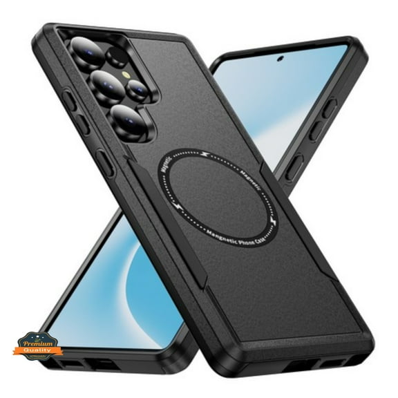 Xpression Phone Case For Samsung Galaxy A26 Heavy Duty Rugged & Dual-Layer Protection and Magnetic Circle Compatible with Magsafe Shockproof Cover, Black