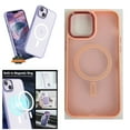thumbnail image 1 of Xpression Phone Case For Samsung Galaxy S25+ S25 Plus /S24+ Compatible with MagSafe Strong Magnetic Slim Translucent Matte Back TPU Shockproof Design Cover, Pink, 1 of 11