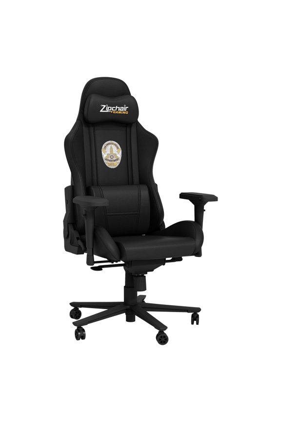 Xpression Pro Gaming Chair with LAPD Badge Logo