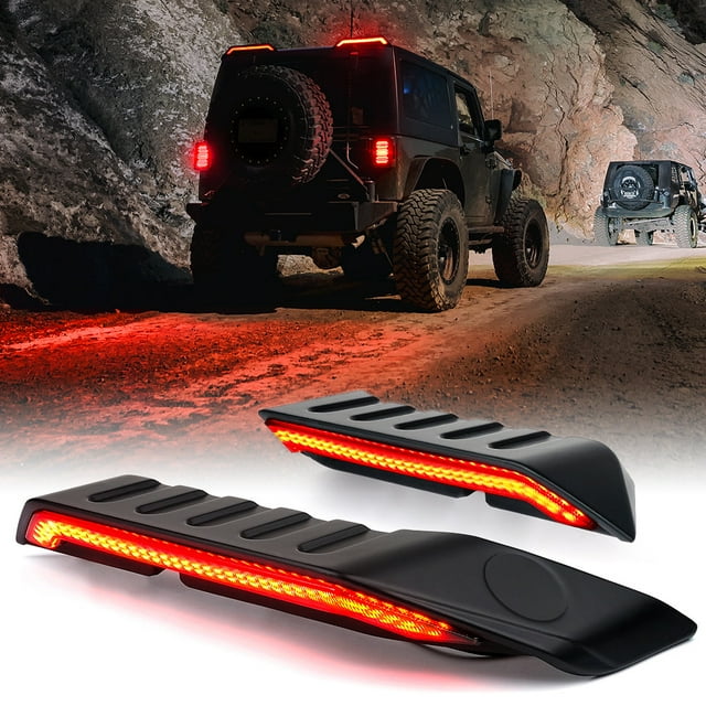 Xprite 19.7" HighMount LED Brake Lights for Jeep Wrangler JK JKU