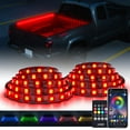 Xprite 60" RGB Truck YPF5 Bed Bluetooth Lights Kit, Exterior Glow Rails
