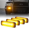 thumbnail image 1 of Xprite Alert 6 Series 6W Flush Mount Side Marker Emergency Strobe Light - Set of 4, 1 of 9