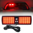 thumbnail image 1 of Xprite Decoy Series Windshield Visor 48 LED Strobe Lights - Red, 1 of 8