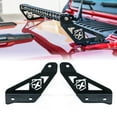thumbnail image 1 of Xprite Prevail Series Hood Mounting Brackets for 30" - 32" LED Light Bars For 2018+ Jeep Wrangler JL & Gladiator JT, 1 of 6