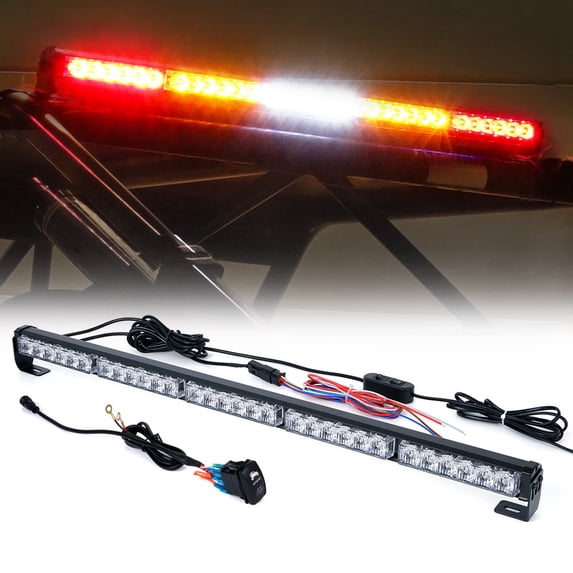 Xprite RZ Series 30" Offroad ATV UTV RZR Rear Chase LED Strobe Brake Light Bar