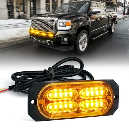 Xprite Squad Series 4W Flush Mount Side Marker Strobe Light