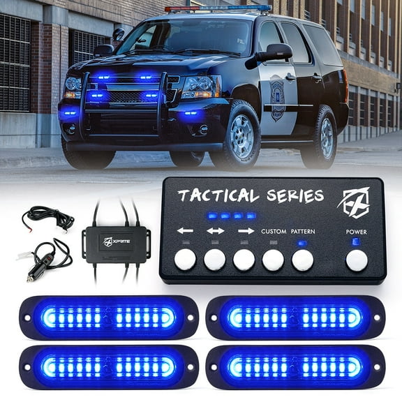Xprite Tactical 12 Series LED Marker Strobe Lights - Set of 4