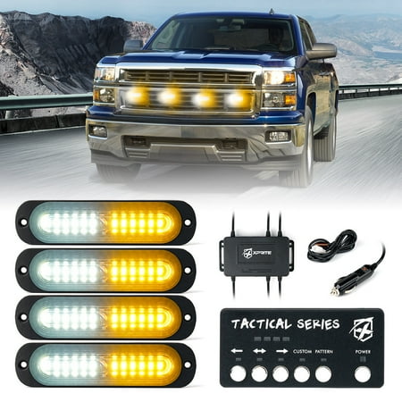 Xprite Tactical 12 Series LED Marker Strobe Lights - Set of 4