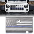 thumbnail image 1 of Xprite Mesh Grille Insert with Law Enforcement Blue Stripe For JK 2007-2018 Jeep Wrangler Stock Grille, 1 of 8