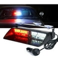 thumbnail image 1 of Xprite Undercover Series LED Strobe Lights For Dash / Windshield With Suction Cups - White Red, 1 of 7