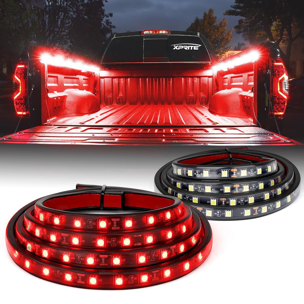 Xprite Universal Red LED Bed Light Decorative Lights Pickup Truck ...