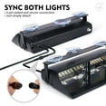 thumbnail interactive-video image 1 of Xprite 4 Pack LED Strobe Lights – Amber, 12V, 6 Bulbs Each, Emergency Warning Grille Lights 1 of 2