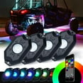 thumbnail image 1 of Xprite Victory Series Bluetooth Multi-Color RGB LED Rock Lights, 1 of 7