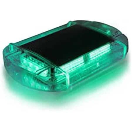 Xprite YL161C-G Radiant Series 40 LED Emergency LED Strobe Light with Magnetic Base, Green