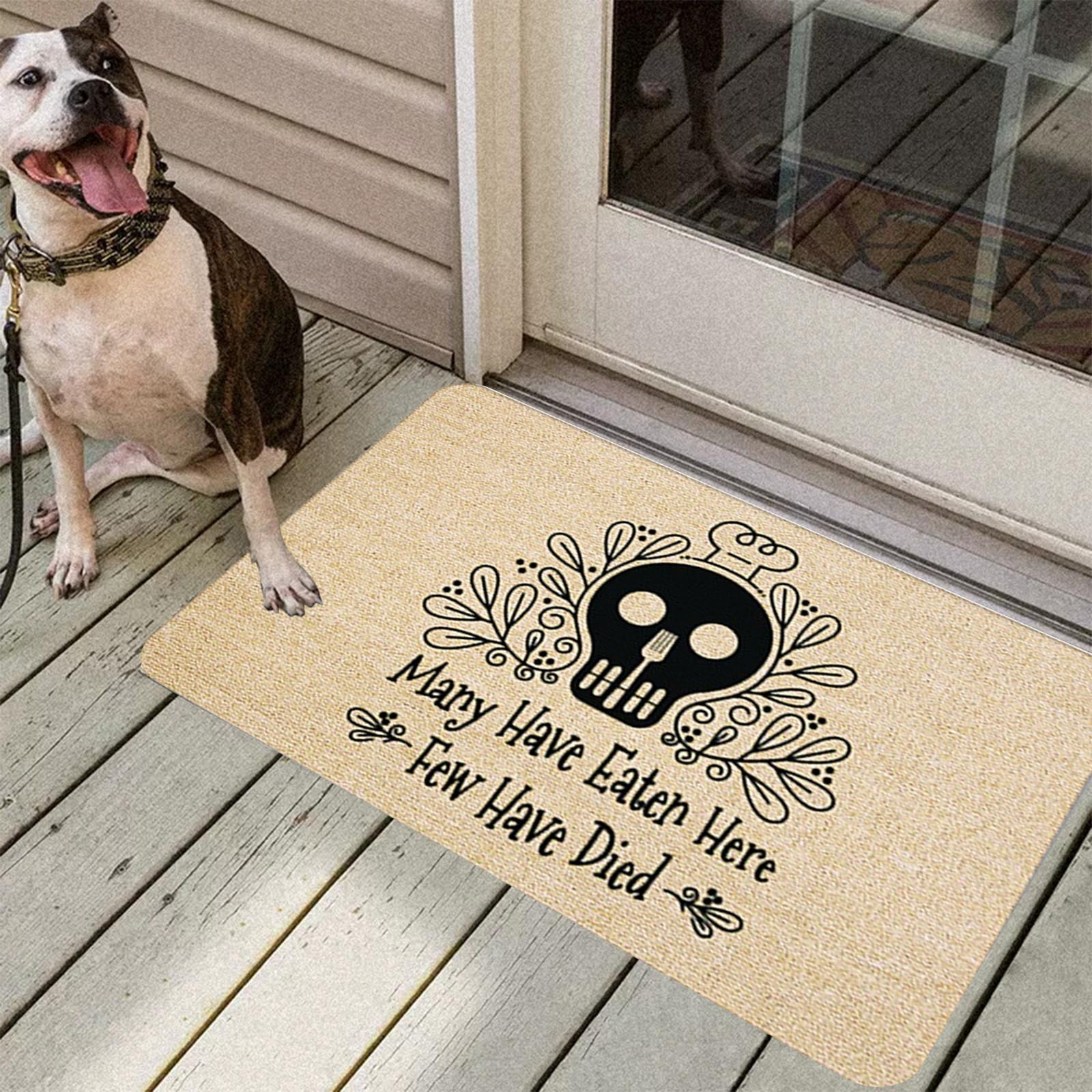 Xqspk Carpet Area Rug 5X9 American Humor Rubber Entry Carpet Floor Mat