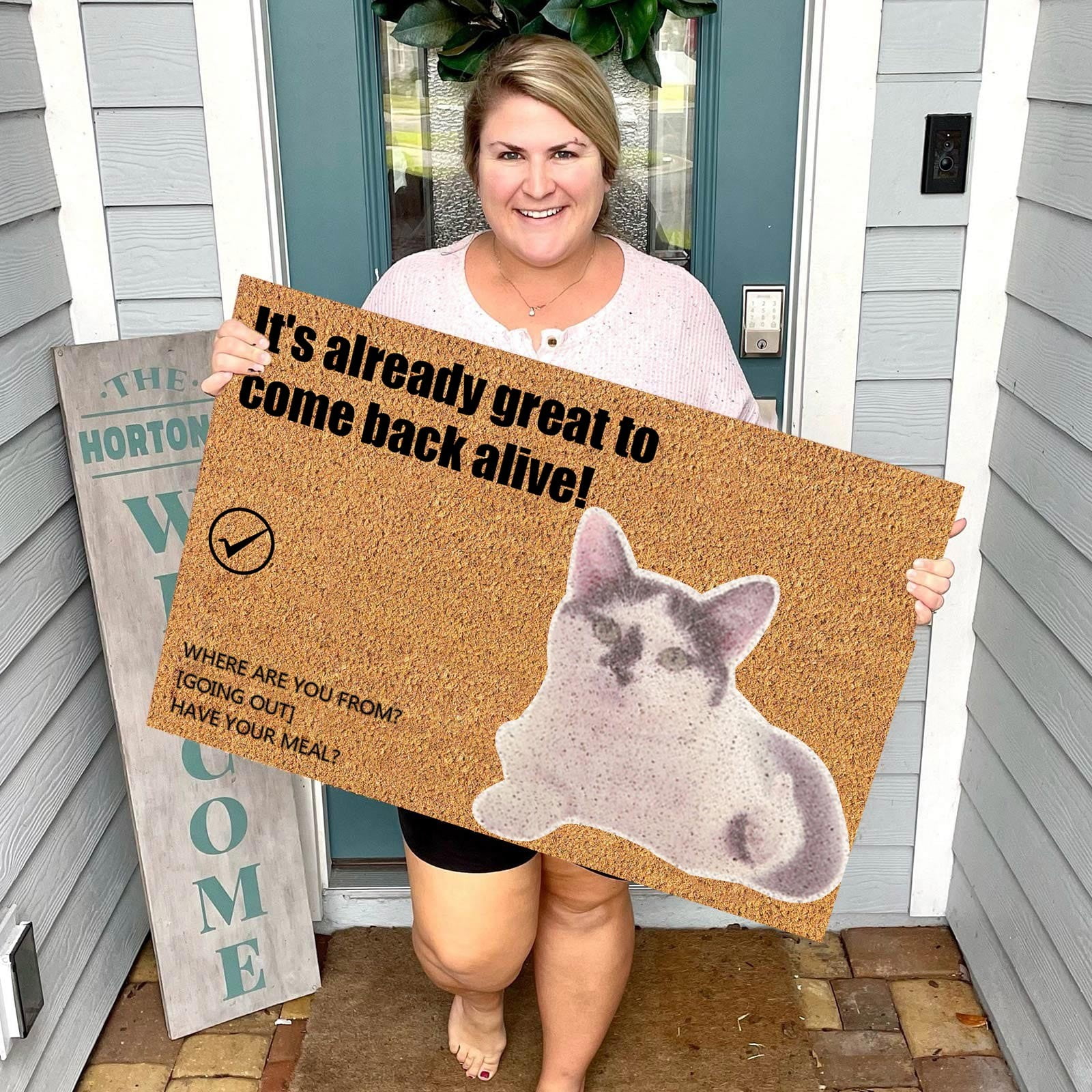 Xqspk Carpet Non Skid Rug Pad Just Come Back and Make Fun of The Words