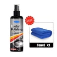 thumbnail image 1 of Xqxayjr 2Pcs Metal Polishing Spray For Pots And Pans, Heavy Duty Cookware Cleaner Removes Burnt Grease And Rust, Multi Surface Stain Remover For Stainless Steel Iron Aluminum Kitchenware, 1 of 5
