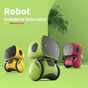 Xqxayjr under $5 3Pcs Interactive RobotToy, Interactive Smart RobotToy,Talking Dancing Singing Robotic Companion forKids,Programmable Touch Control Voice Command Robot