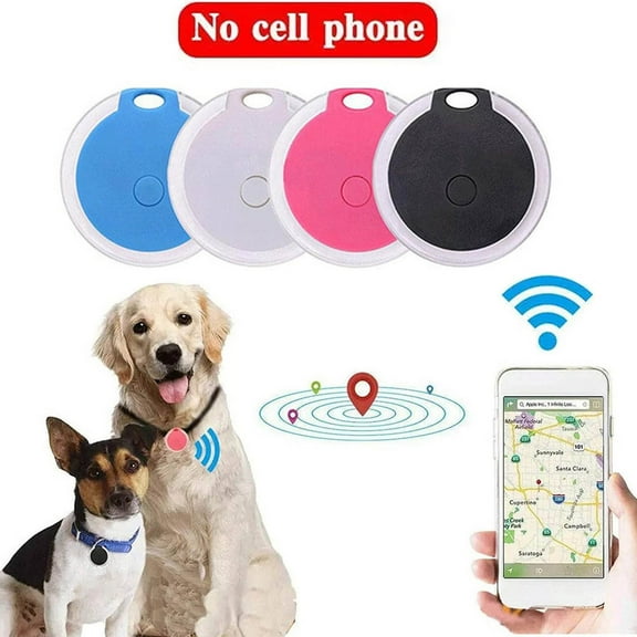 Xqxayjr under $5 4Pcs Bluetooth Pet Tracker, Bluetooth Pet Tracker for Dogs Cats,Anti Lost Device with Phone App,Key Finder Locator with Alarm,Rechargeable GPS Free Pet Tracker