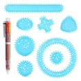 thumbnail image 1 of Xqxayjr under $5 Drawing Ruler Set, 4 in 1 Spirograph Drawing Set,Geometric Pattern Drawing Kit forKids,Creative Art Stencil Board Set,Educational DrawingToyforChildren, 1 of 5