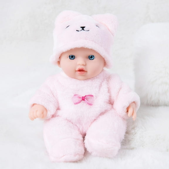 Xqxayjr under $5 Reborn Doll, 20cm RebornBabyDoll,Vinyl RealisticBabyDoll With Pacifier,Lifelike Reborn Doll For Collection,Soft BodyBabyDoll With Changeable Clothes,Reborn Doll Gift ForKids