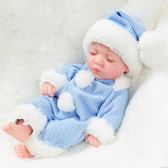 Xqxayjr under $5 RebornBabyDoll, RebornBabyDoll, Realistic Vinyl Doll forKids, Soft Body Doll forChildren, Sleeping Companion Doll, Birthday Gift forGirlsBoys