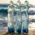 thumbnail image 1 of Xqxayjr under $5 Sculpture Gift, Three Sisters Sculpture, Angel Women Figurine Home Decor, Celebration of Friendship Gift, Crystal Glass Art Statue, Christmas Birthday Gift Sculpture, 1 of 6