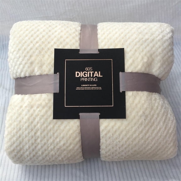 Xqxayjr under $5 Soft Fleece Blanket, Warm Coral Fleece Blanket, Soft Plush Throw Blanket for Bed Sofa, Lightweight Bedding for AdultsKids, Cozy Blanket for Winter Summer Home Office