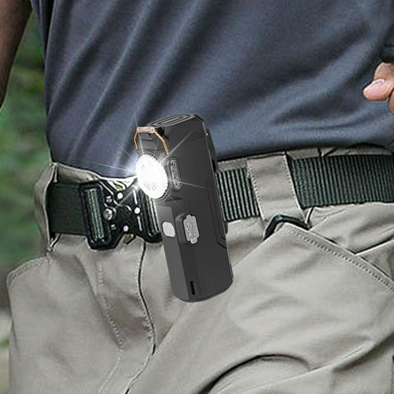 Xqxayjr under $5 USB Lighter, USB Rechargeable Arc Lighter, Windproof Electric Lighter with Flashlight, Outdoor Camping Survival Tool, Pocket Lighter for Men Women